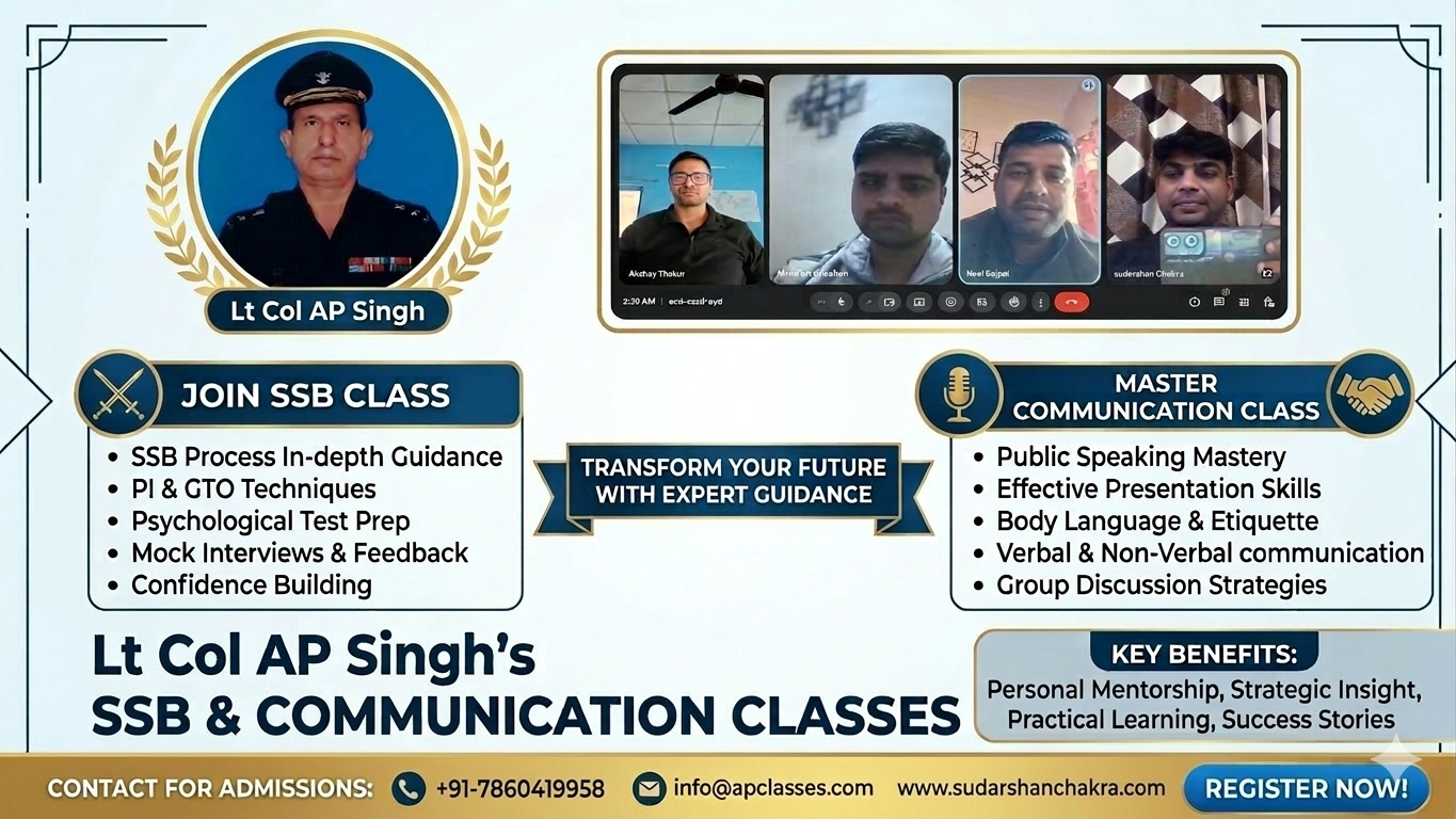 You are currently viewing Lt. Colonel A.P. Singh – Soldier, Leader, and SSB Mentor